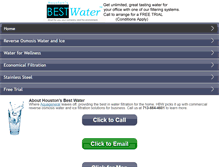 Tablet Screenshot of houstonsbestwater.com